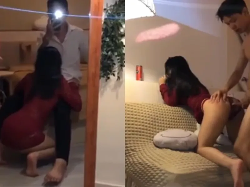 Em thư ký dam dang mút củ khoải nhiệt huyết máu lửa